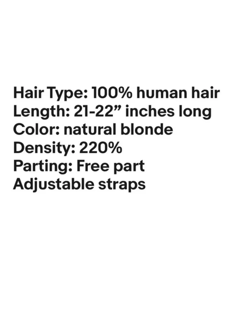 22” Wig Front Lace Natural Blonde Roots Ombré Highlight 100% Human Hair